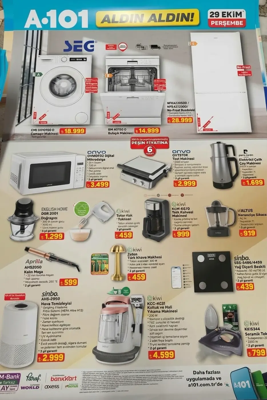 A101 29 Ekim – 5 Kasım 2026 Aldın Aldın kataloğu sayfa 2